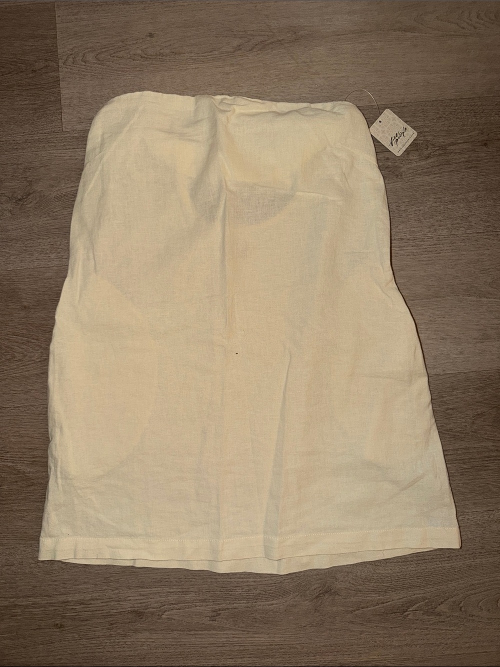 Free people Essentially the Best Cotton-Linen Mini dress - frozen dew